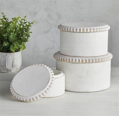 Round Decorative Boxes You'll Love 